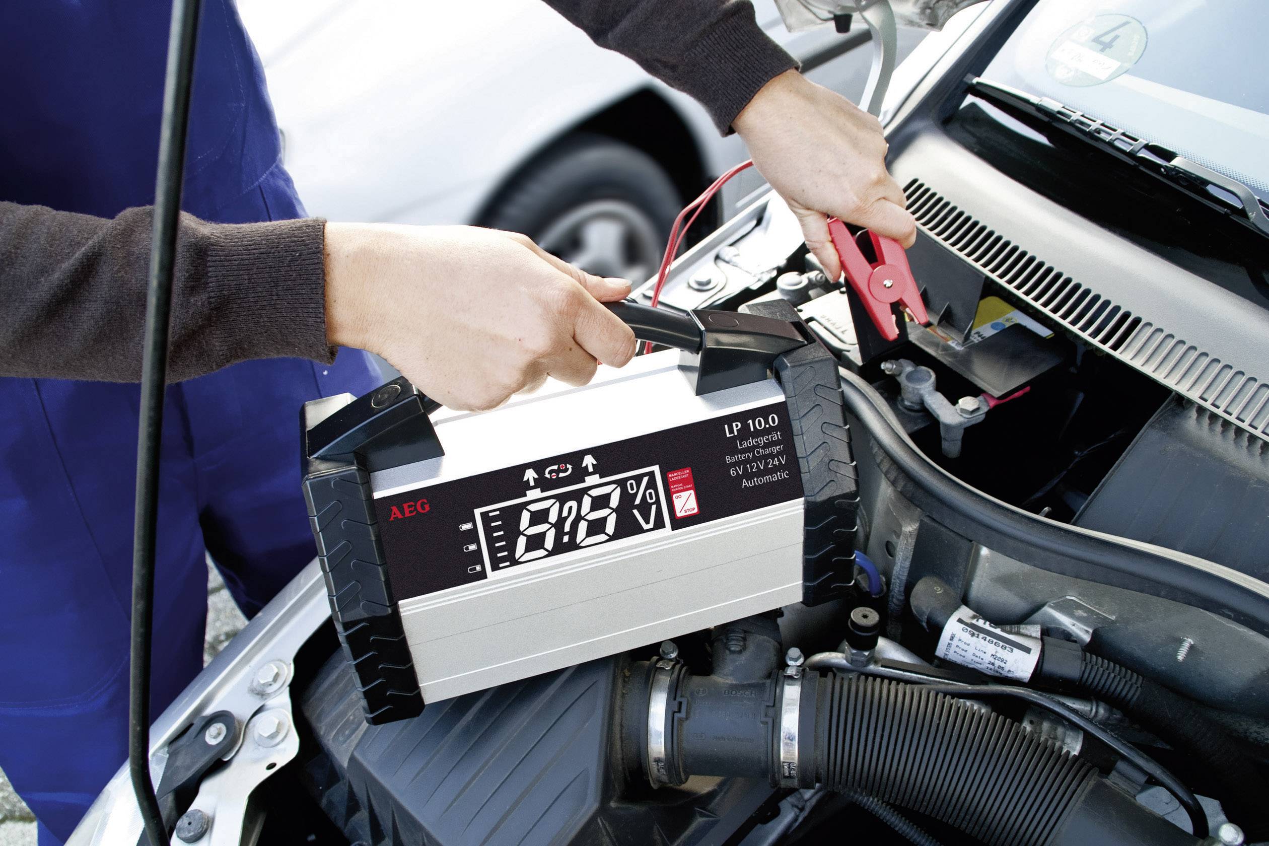 AEG LP 10.0 97100 Automatikladegerät 6 V, 12 V, 24 V 10 A