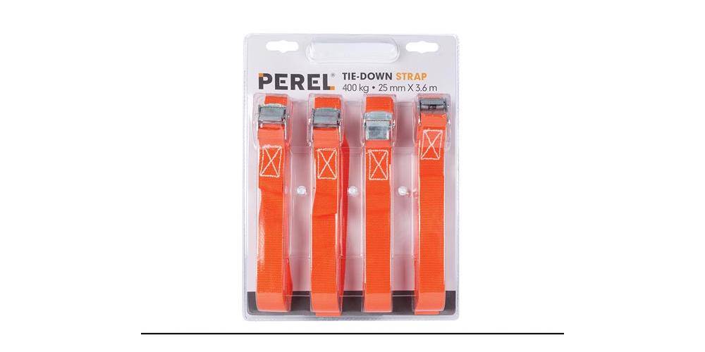 Toolland SPANNGURT 400 kg - 25 mm x 3,6 m - 4 St.