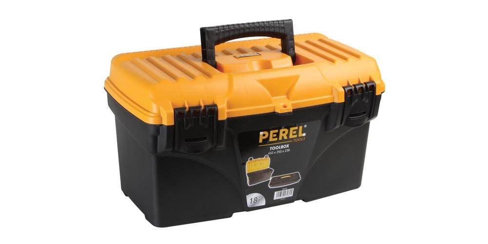 Perel Werkzeugkasten - 432 x 250 x 238 mm - 25,7 L