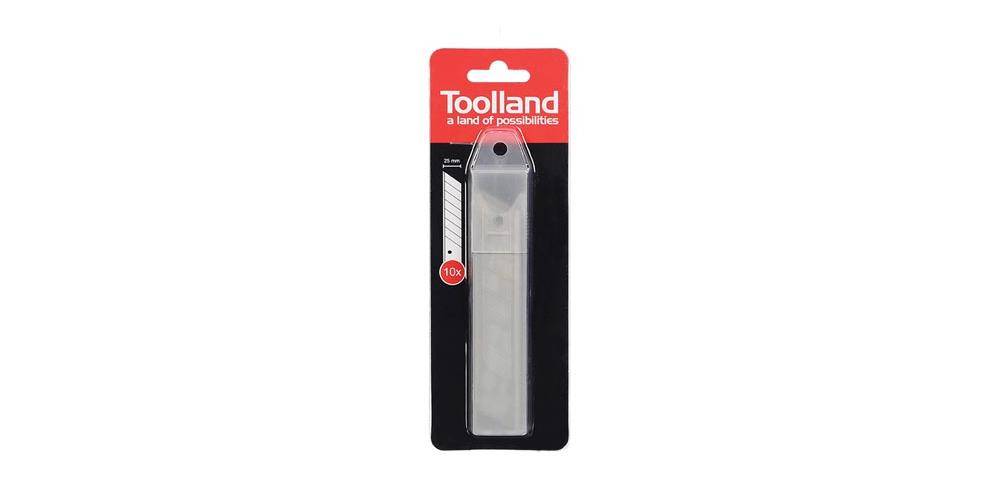 Toolland ERSATZKLINGEN - 25 mm - 10-tlg.