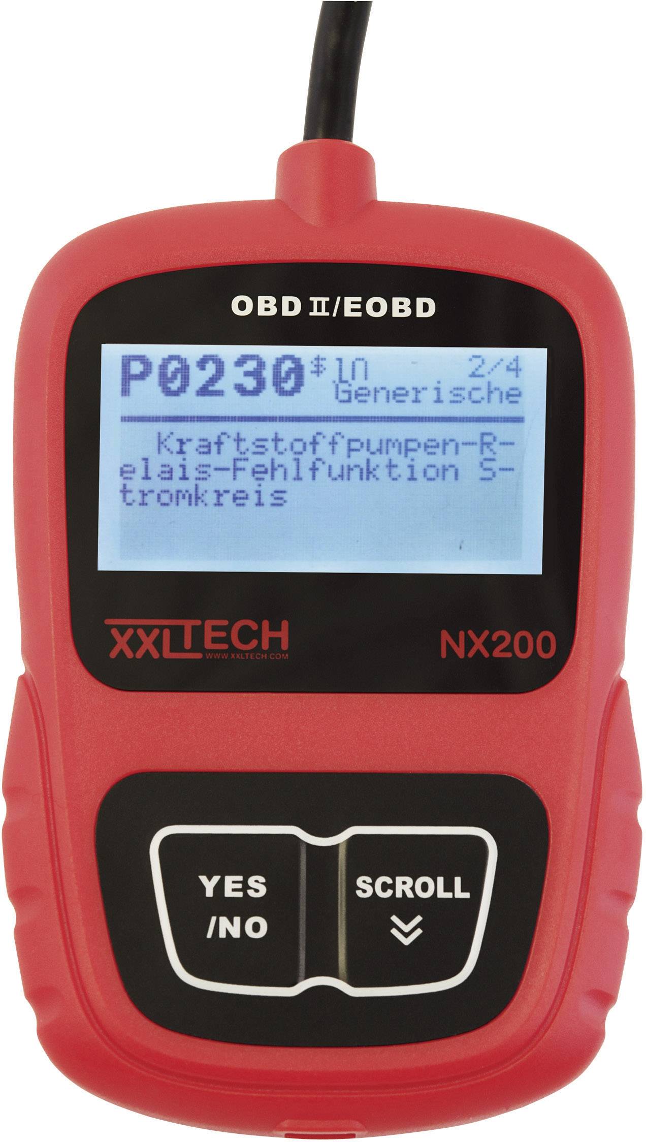 XXL Tech OBD II Diagnosetool NX200 KWP2000 Passend für (Auto-Marke): Universal 1 St.