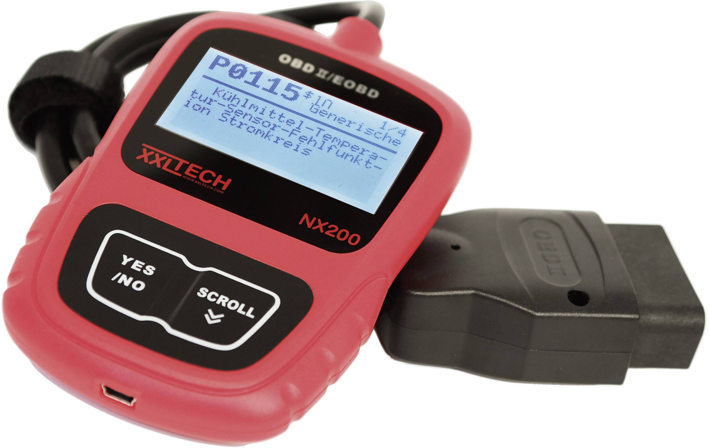 XXL Tech OBD II Diagnosetool NX200 KWP2000 Passend für (Auto-Marke): Universal 1St.