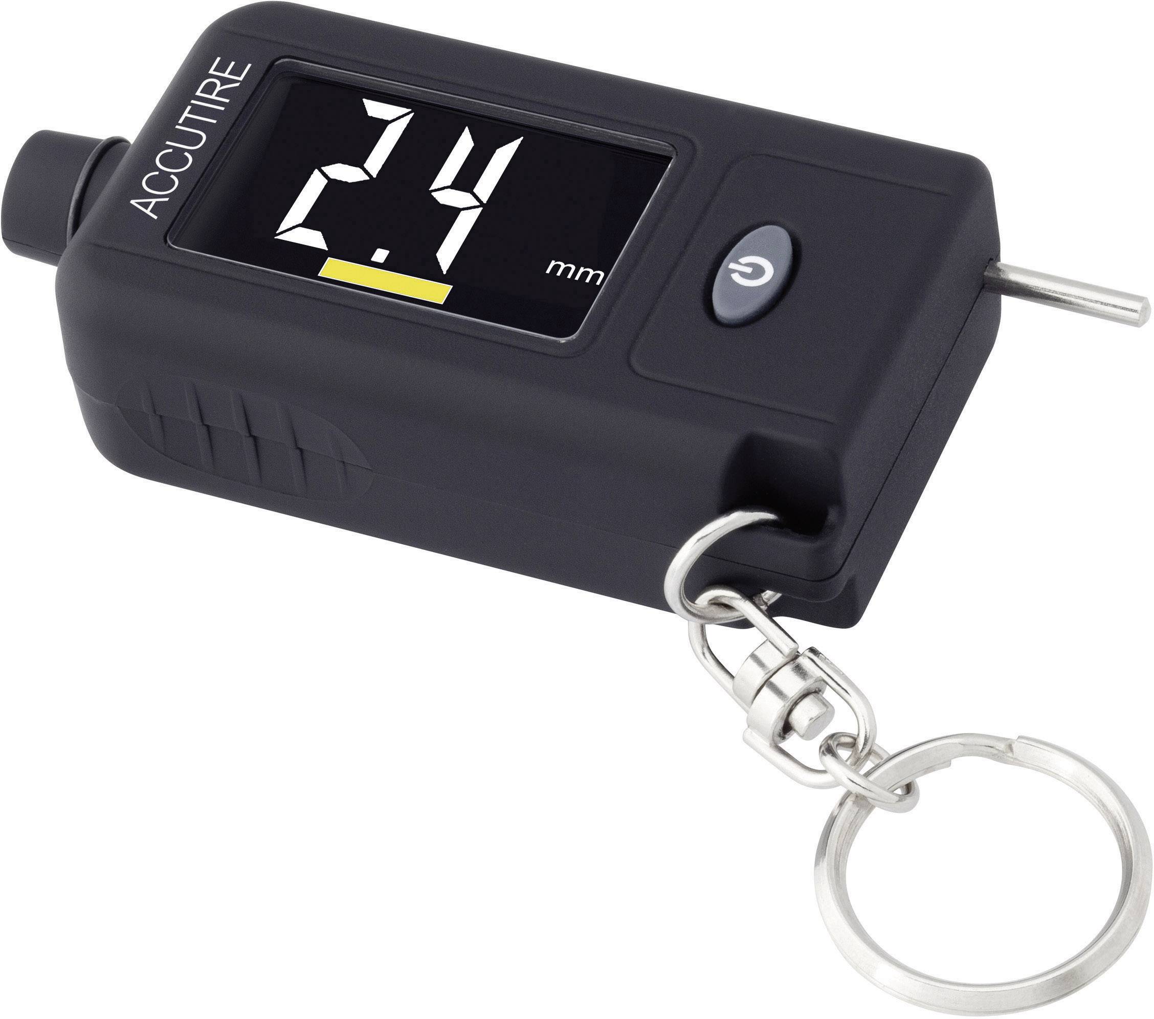 Accutire MS 49 Reifendruckprüfer, Reifenprofilmesser digital Messbereich Luftdruck 0.35 - 6.8 bar Messbereich Tiefe 15mm (max)
