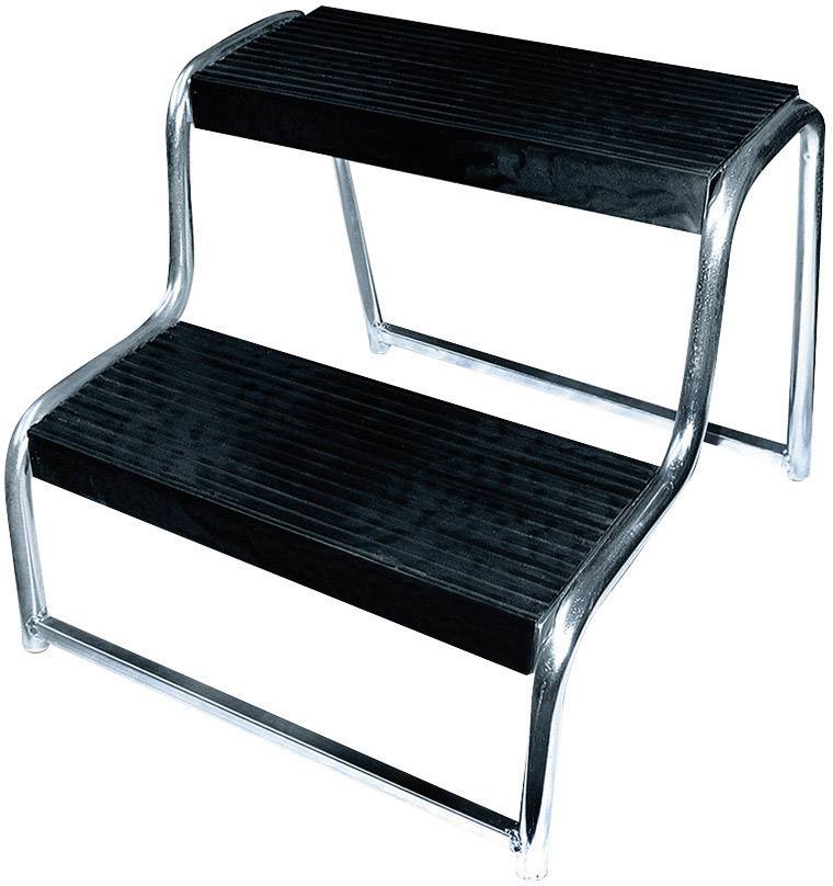 LAS 11823 Trittstufe 120kg Metall 48cm x 44cm x 36cm