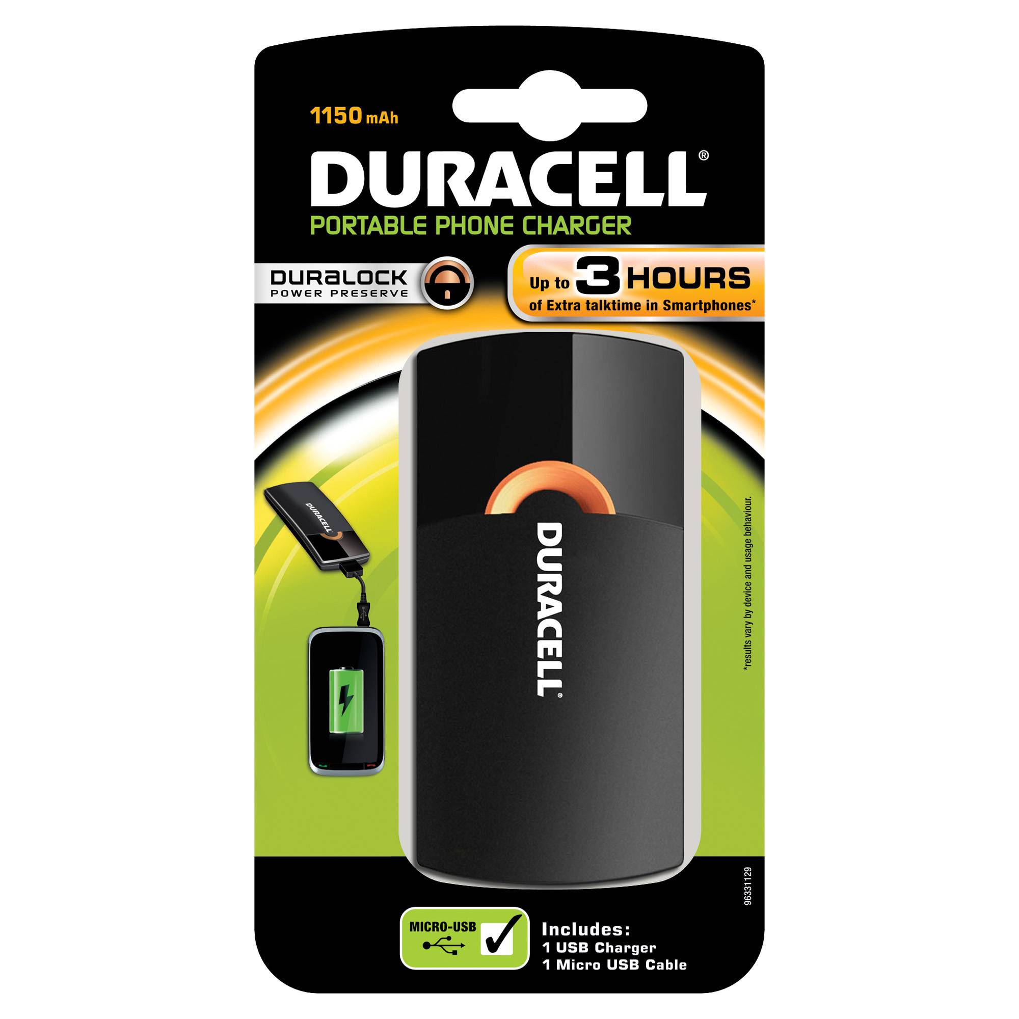 Mobile Charger, Indoor,Outdoor, USB, Schwarz