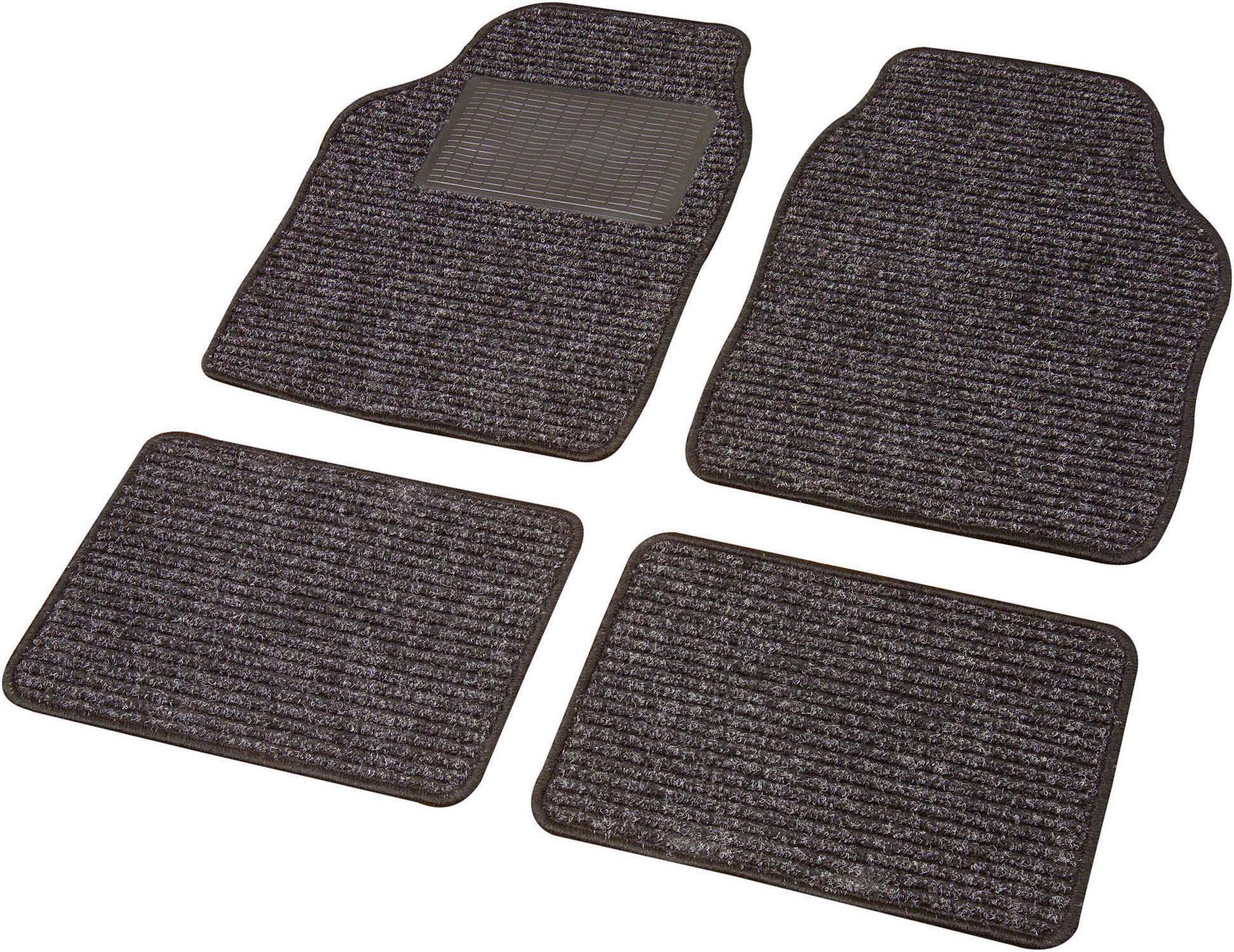 Fußmatte (universell) universal Boucle Schwarz, Grau 74337