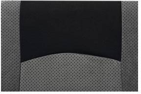 Petex 24274918 Classic Sitzbezug 17teilig Polyester Schwarz, Grau Fahrersitz, Beifahrersitz, Rücksi