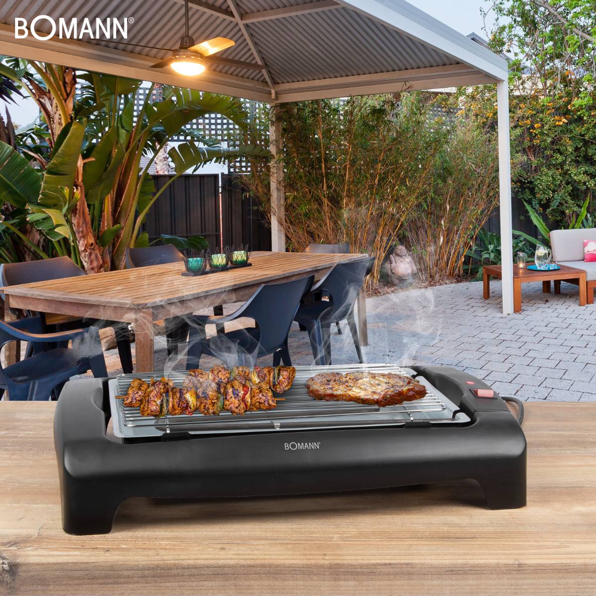 Bomann BQ 1240 CB - BBQ-Grill - elektrisch