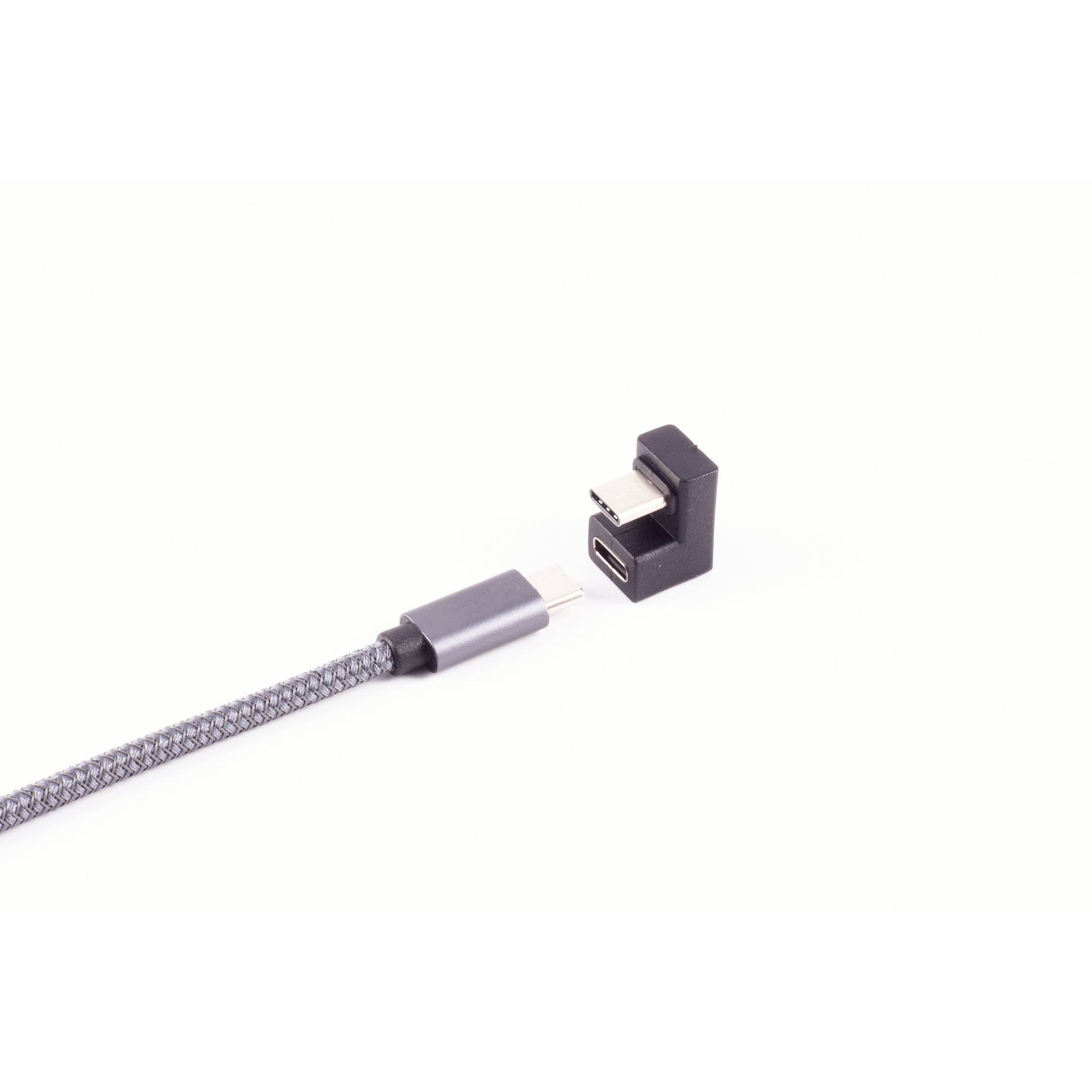 shiverpeaks®-BASIC-S--Adapter, USB-C Adapter, 3.1, 180° Winkel U-Form, PVC