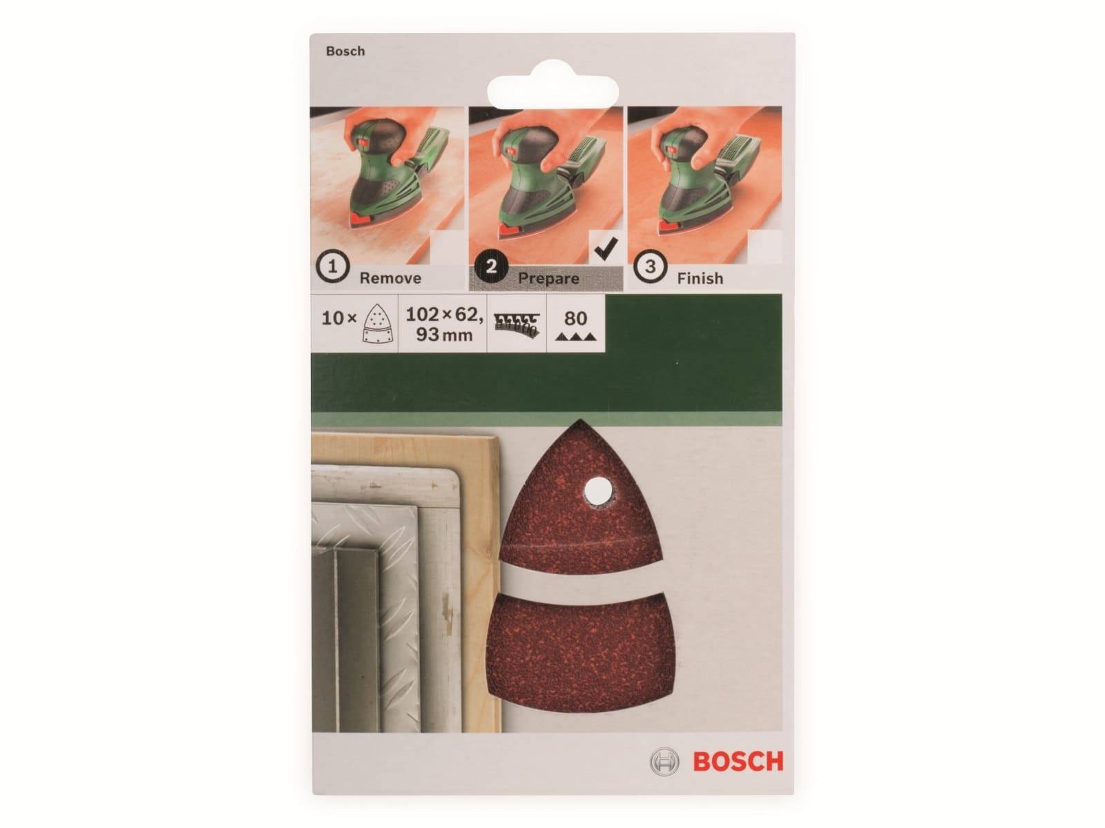 Bosch 2 609 256 100 Schleifmaschinenzubehör 10 Stück(e)
