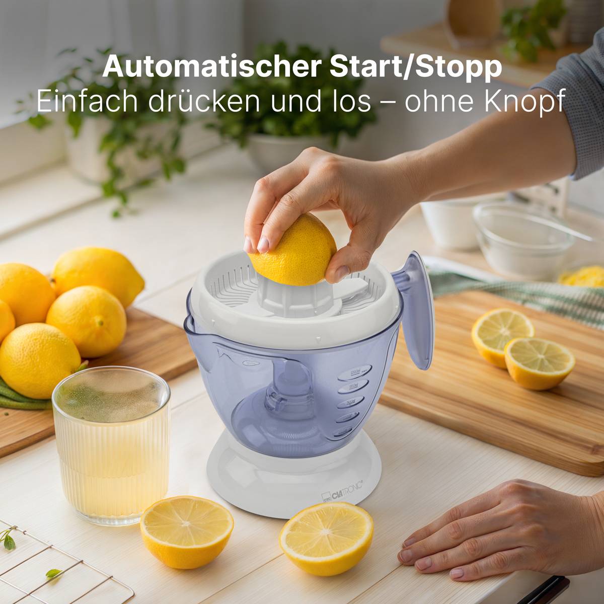Clatronic Zitruspresse ZP 3066 40 W Weiß