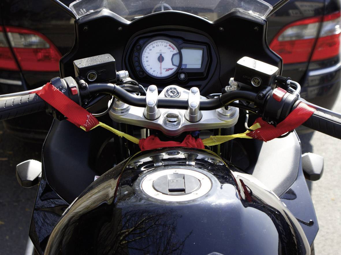 LAS 10323 Motorrad Verzurrsystem (L x B) 2.5m x 25mm Ratsche
