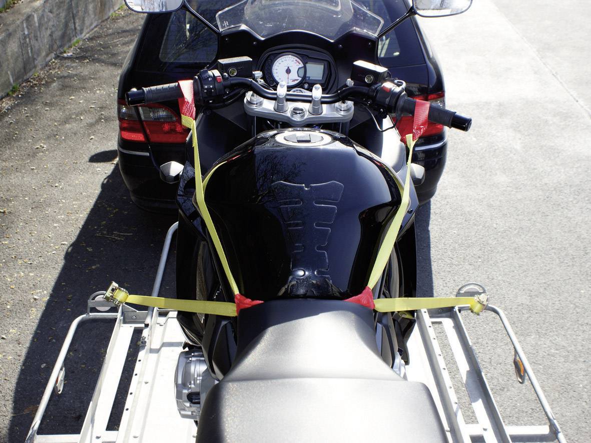 LAS 10323 Motorrad Verzurrsystem (L x B) 2.5m x 25mm Ratsche