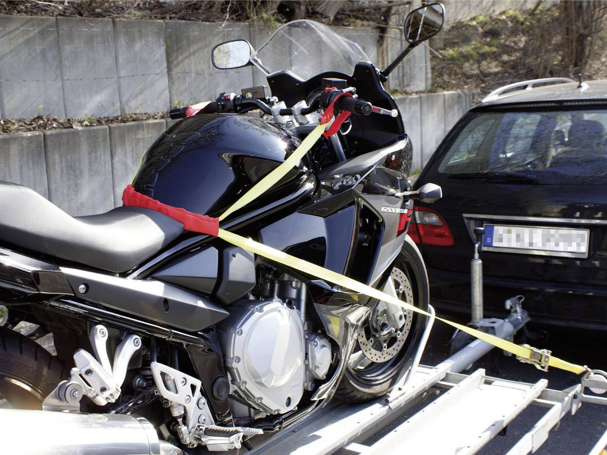 LAS 10323 Motorrad Verzurrsystem (L x B) 2.5m x 25mm Ratsche