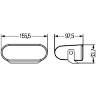 Hella Fernscheinwerfer 1FA 008 284-811 FF 75 Halogen H7 vorne (B x H x T) 155 x 63 x 97mm Hella Fernscheinwerfer 1FA 008 284-811 FF 75 Halogen H7 vorne (B x H x T) 155 x 63 x 97mm