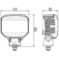 Hella Arbeitsscheinwerfer 12 V, 24V Power Beam 1000 1GA 996 188-021 Nahfeldausleuchtung (B x H x T) 112 x 129 x 62mm 850lm 5700 K Hella Arbeitsscheinwerfer 12 V, 24V Power Beam 1000 1GA 996 188-021 Nahfeldausleuchtung (B x H x T) 112 x 129 x 62mm 850lm 5700 K