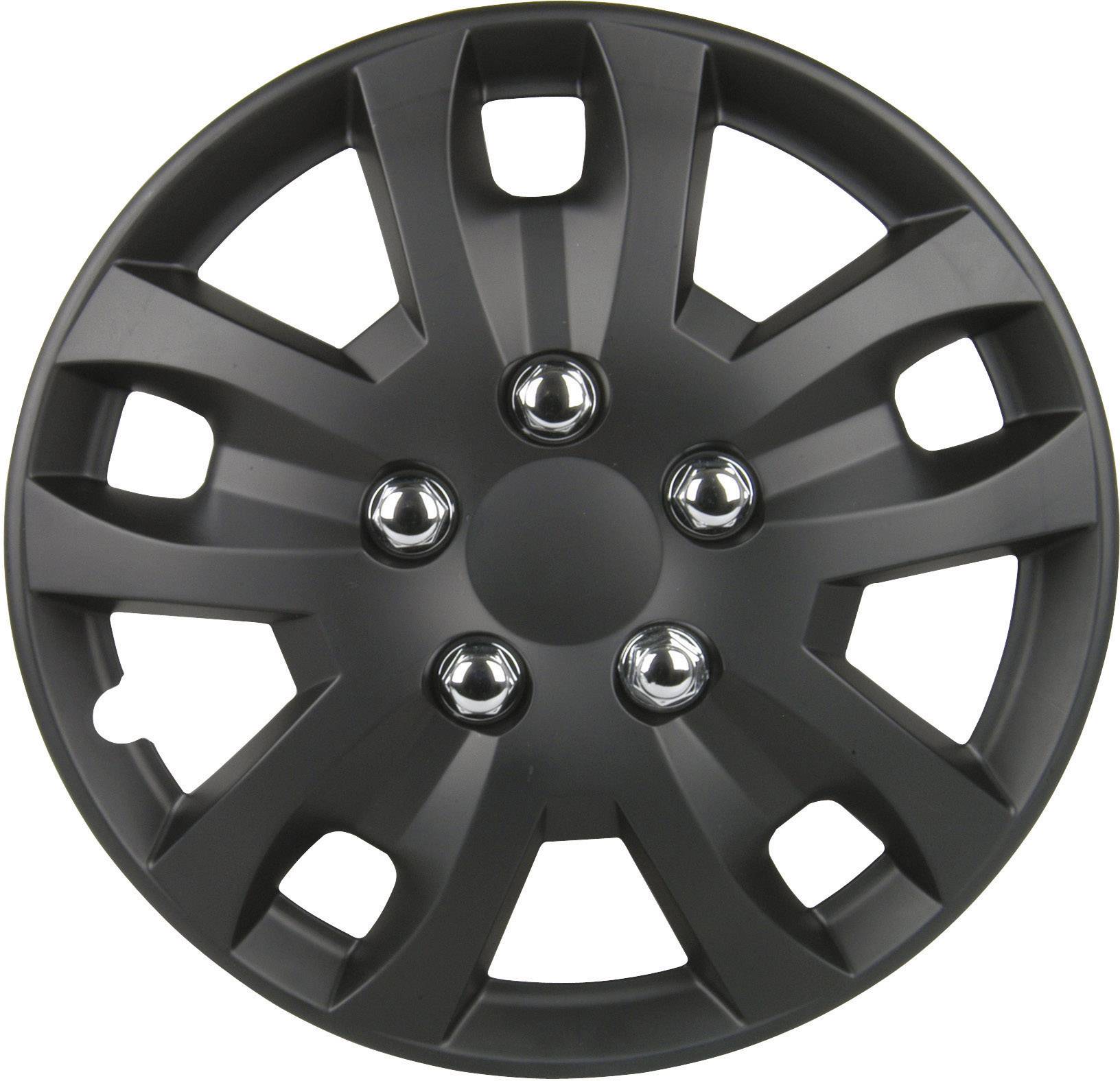 Sepang, 4er, 14",schwarz matt, 100% ABS R14 Schwarz (matt) 4 St.
