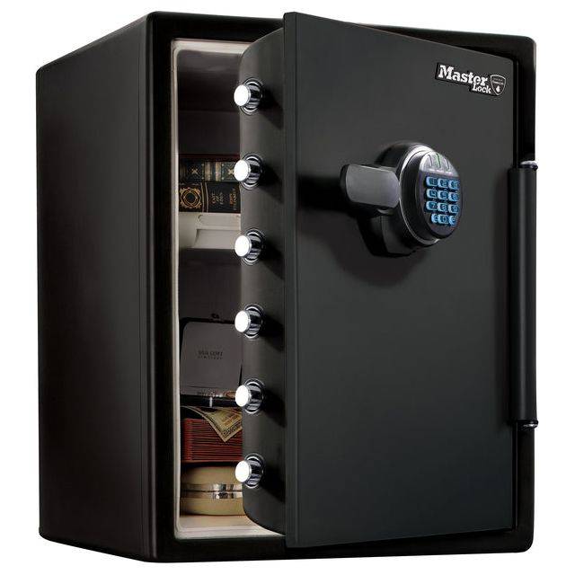MASTERLOCK - MASTER LOCK XXL-Sicherheitssafe mit digitaler Kombination, Schwarz, Grau, Zahlenschloss, Stahl, 472 mm, 490