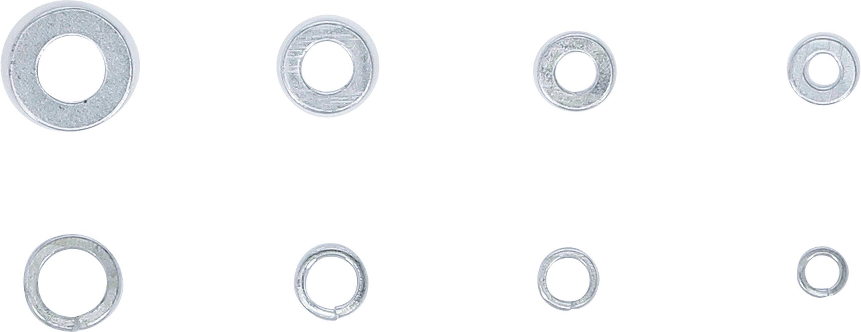 BGS Diy Federringe- / Unterlegscheiben-Sortiment | Ø 4 - 8 mm |