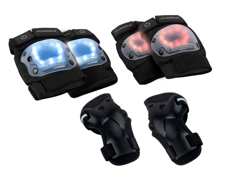 HUDORA 83010, Roller-Skating, Skateboardfahren, Alle, Schwarz, Unisex, S, Alle Jahreszeiten