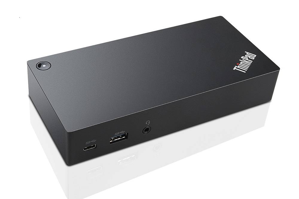 Lenovo ThinkPad USB-C - Kabelgebunden - USB 3.2 Gen 1 (3.1 Gen 1) Type-C - Schwarz - 3840 x 2160 Pixel