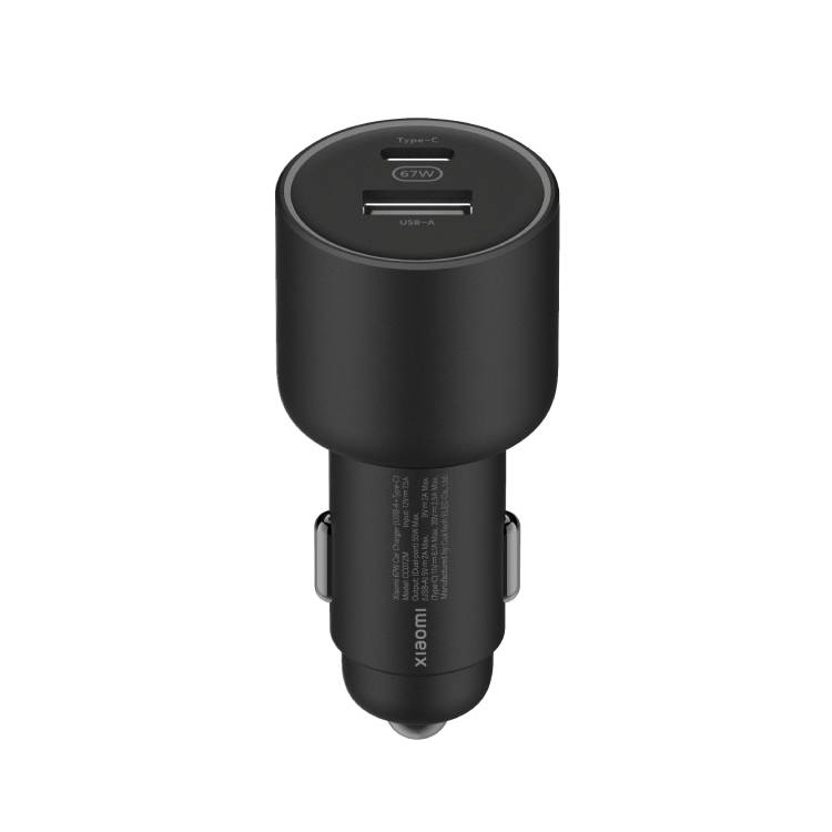 Xiaomi Mi Dual Port Car Charger BHR6814GL 67W - black