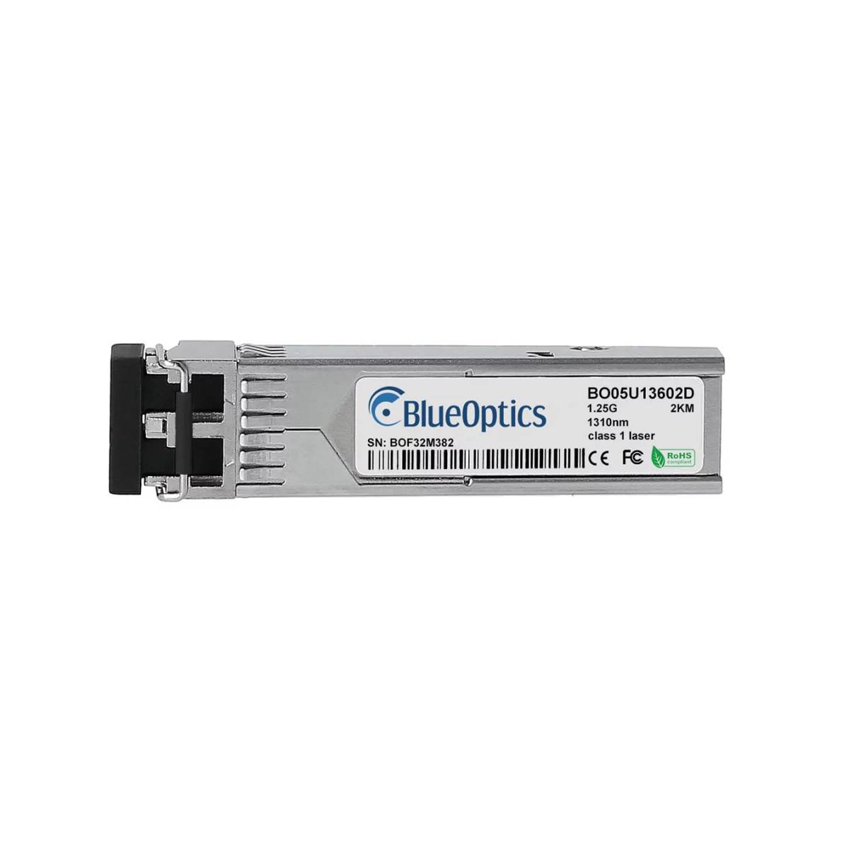 BlueOptics Alcatel-Nokia 3HE00046CA BlueOptics BO05U13602D SFP Transceiver, 1000BASE-X, Multimode Fiber, 1310nm, 2KM