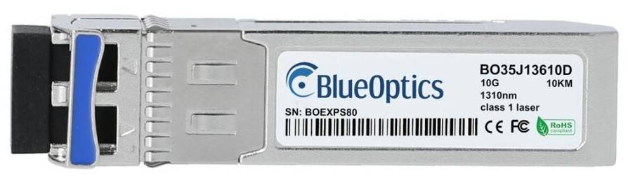 BlueOptics Alcatel-Nokia 3HE09327AA BlueOptics BO35J13610D SFP+ Transceiver, 10GBASE-LR, Singlemode Fiber, 1310nm, 10KM