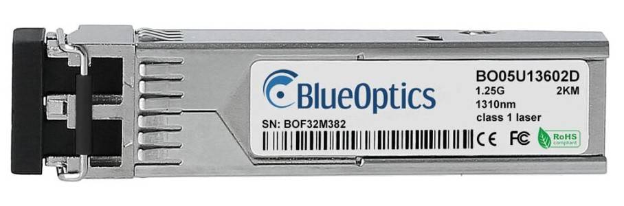 BlueOptics Hirschmann 942 108-001 BlueOptics BO05U13602D SFP Transceiver, 1000BASE-X, Multimode Fiber, 1310nm, 2KM