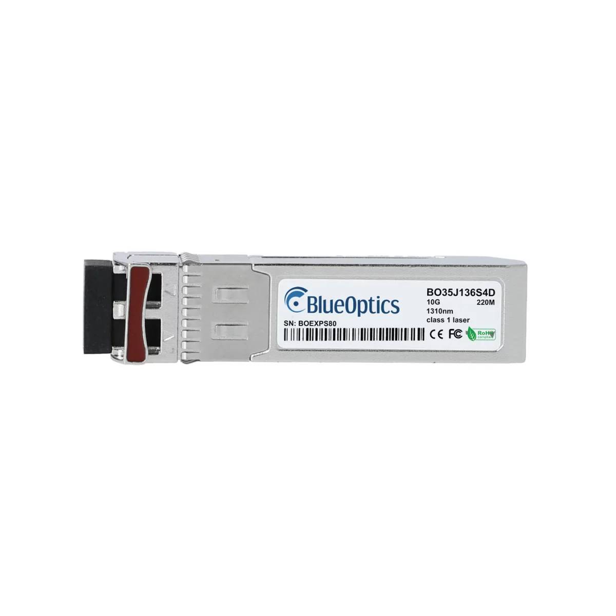 BlueOptics Fluke Networks OPVXG-SFP-PLUS-LRM BlueOptics BO35J136S4D SFP+ Transceiver, 10GBASE-LRM,