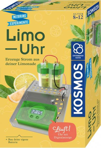 KOSMOS Experimentierkasten Limo-Uhr mehrfarbig