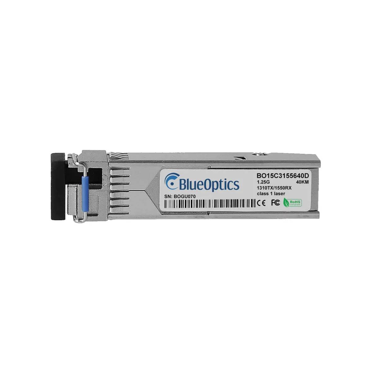 BlueOptics Calix 100-01666-40 BlueOptics BO15C3155640D SFP Transceiver, LC-Simplex, 1000BASE-BX-U,