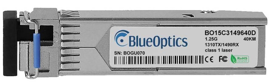 BlueOptics SFP-GIG-BX-U40 kompatibler BlueOptics SFP BO15C3149640D - 1310nm - .2