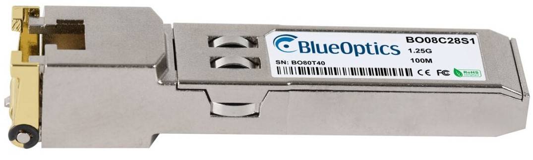 BlueOptics SFPTR-RJ45-SGM-AV kompatibler BlueOptics SFP BO08C38S1 - 100m - 1000m