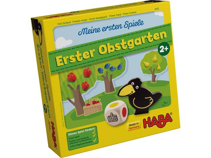 HABA Meine Ersten Spiele - Erster Obstgarten, Brettspiel, Lernen, 2 Jahr(e)