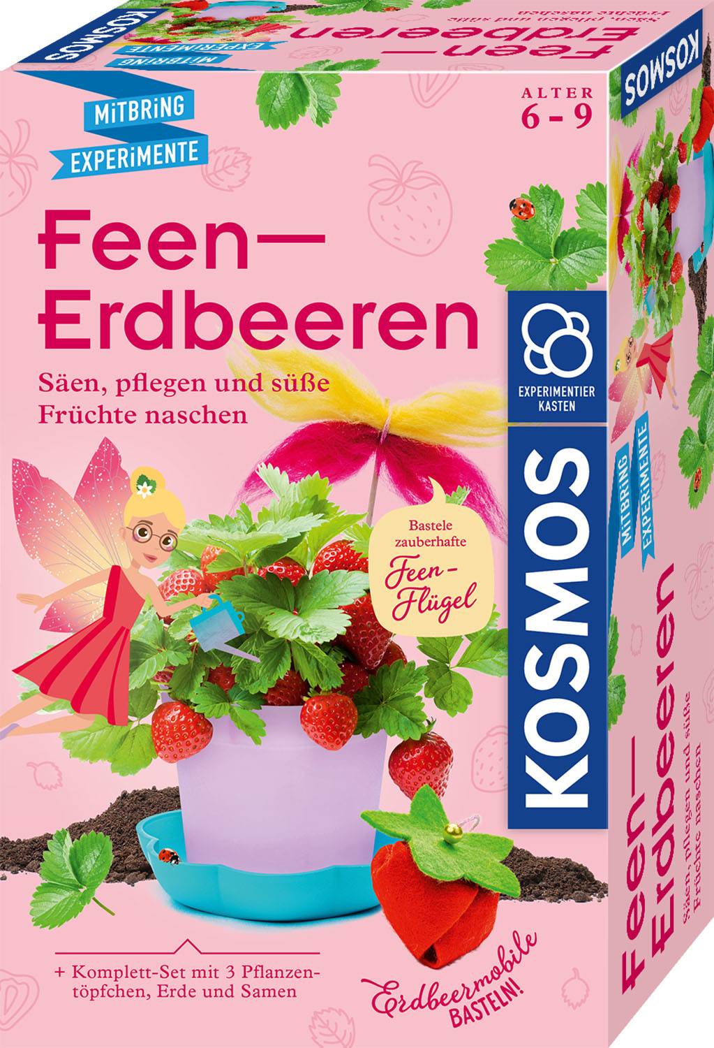Experimentierkasten Feen-Erdbeeren mehrfarbig