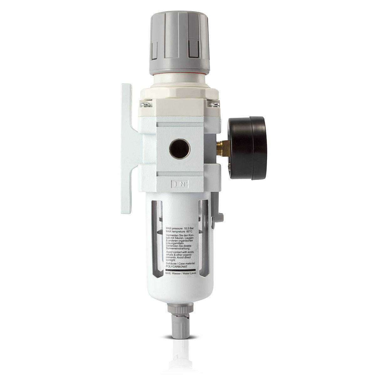 STAHLWERK Wartungseinheit Öler Wasserabscheider Druckluft 10,5 bar