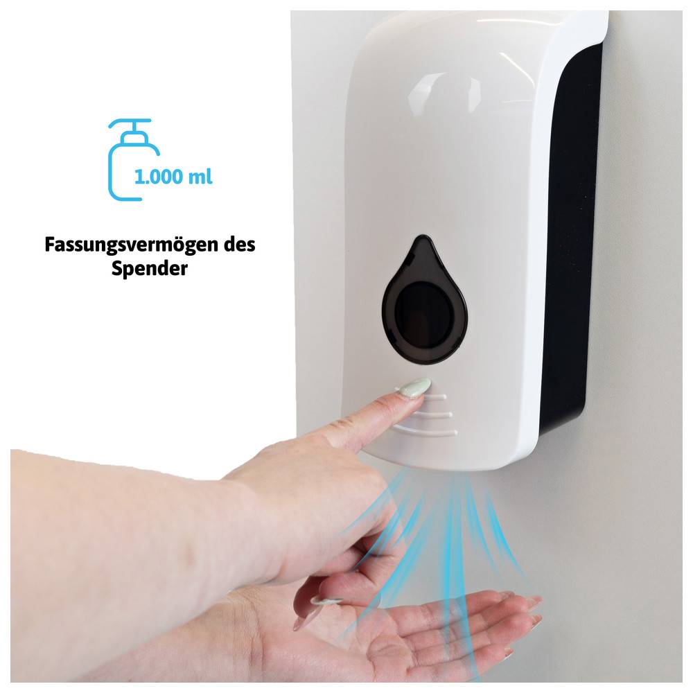 Dönges Desinfektionsmittelspender Stele + Spender, weiß