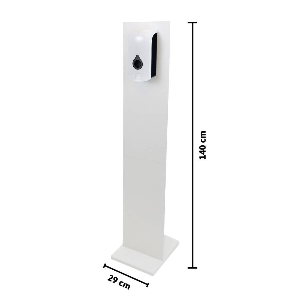 Dönges Desinfektionsmittelspender Stele + Spender, weiß