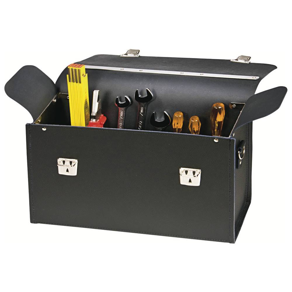 Werkzeug-Tasche Leder 370x110x260mm FORUM