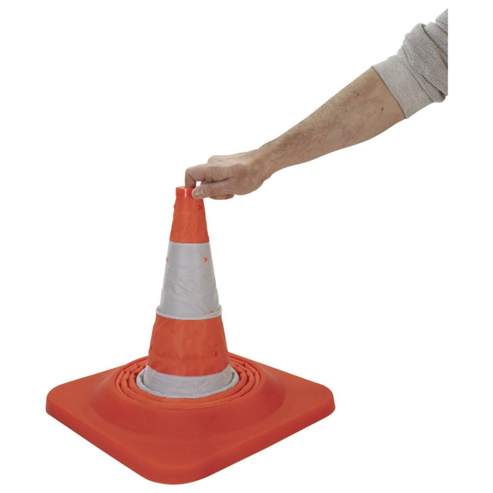 Dönges Faltleitkegel, Höhe 700 mm, teilreflektierend