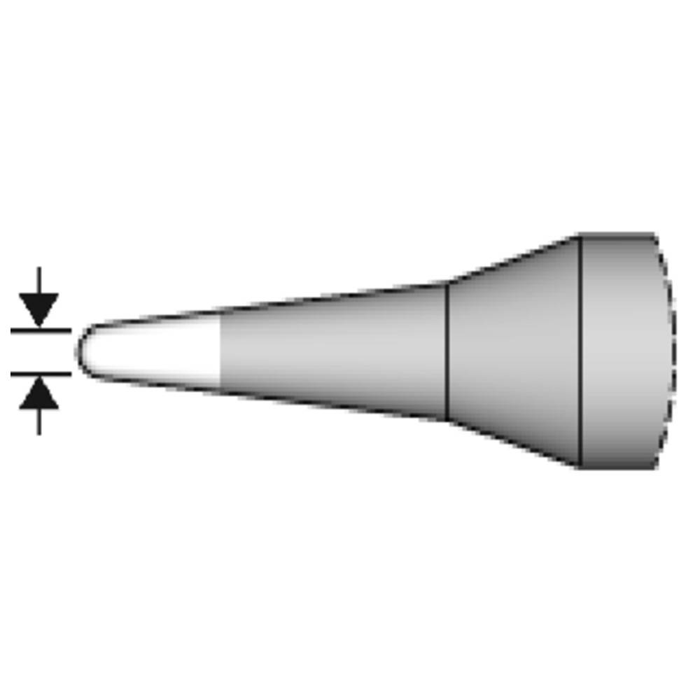 JBC Lötspitze Serie C245, Rundform, C245029/Ø 0,4 mm, gebogen