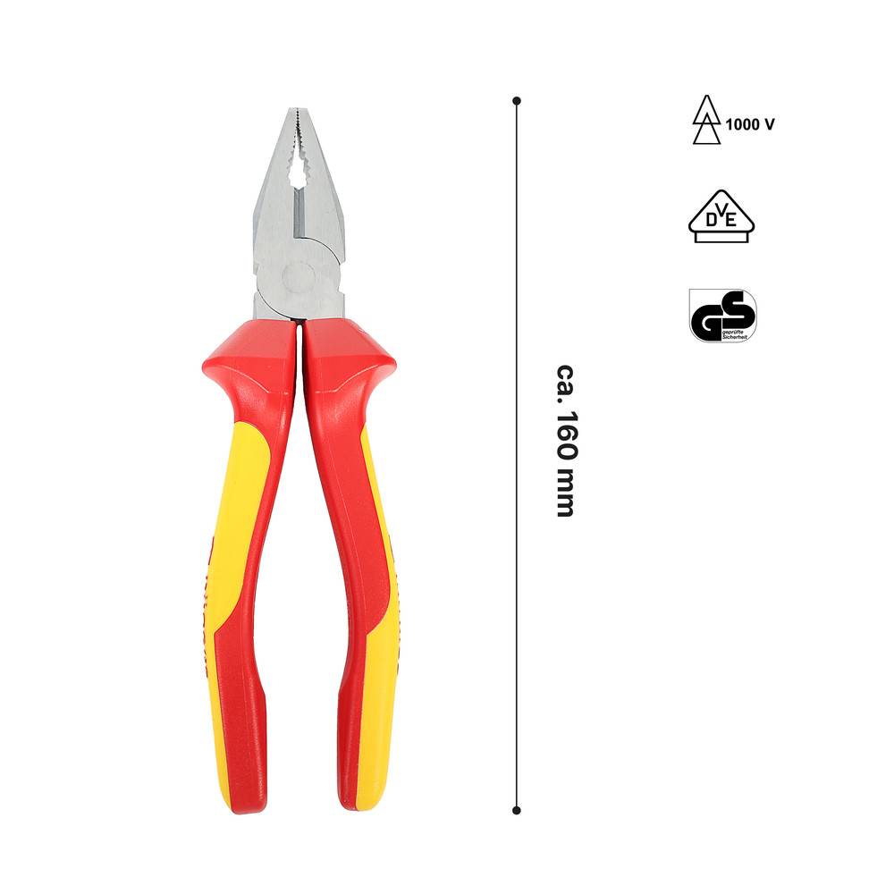 Dönges Kombizange, DIN ISO 5746, VDE-isoliert, 200 mm