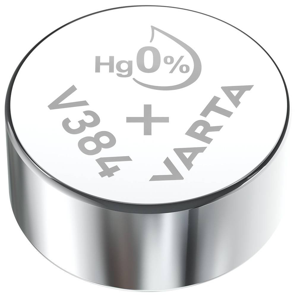 Varta Silberoxid-Knopfzelle, SR41/V384, 1,55 V/40 mAh
