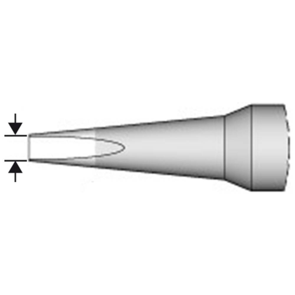 Lötspitze meißelförmig, gerade, 1,8 x 0,5 mm, C105114