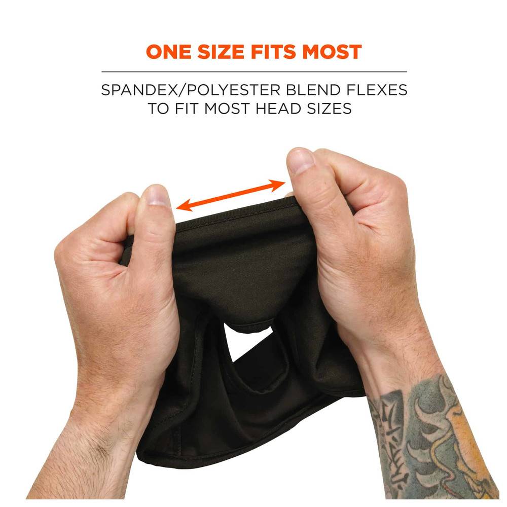 Ergodyne Stirnband N-Ferno 6887, Fleece-Innenfutter, schwarz