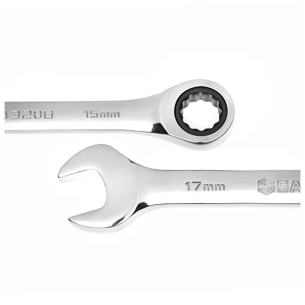 SATA Ratschen-Ringmaulschlüssel, 15 mm