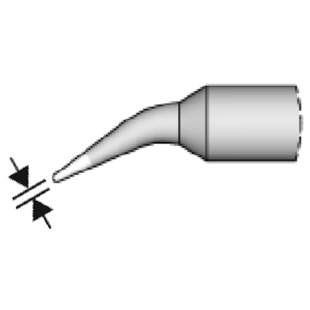 Lötspitze konisch gebogen, D: 0,3 mm, C120902