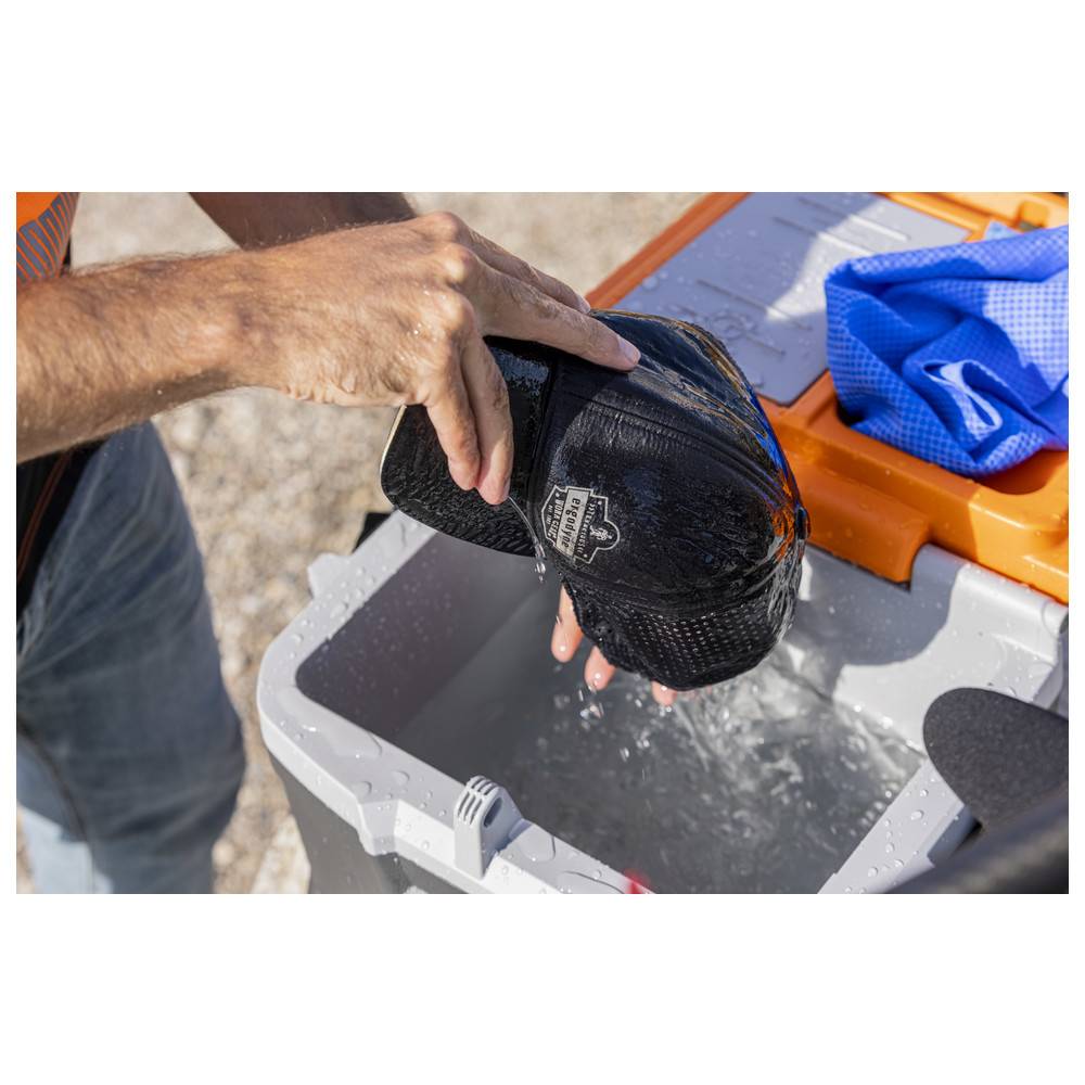 Kühlendes Basecap 12604 Größe Uni Farbe schwarz