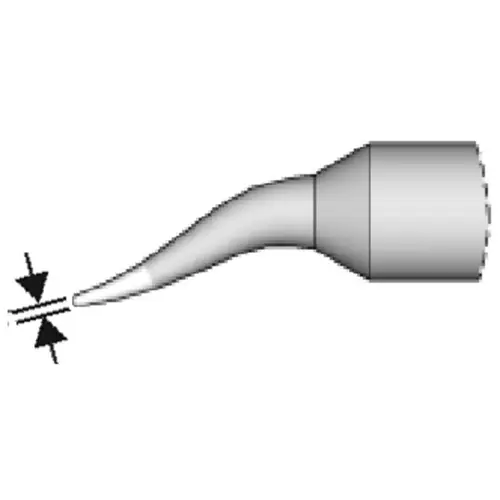 JBC Entlötspitze Serie C120 für Dual-In-Line, C120009/6,0 mm, schräg, rechts JBC Entlötspitze Serie C120 für Dual-In-Line, C120009/6,0 mm, schräg, rechts
